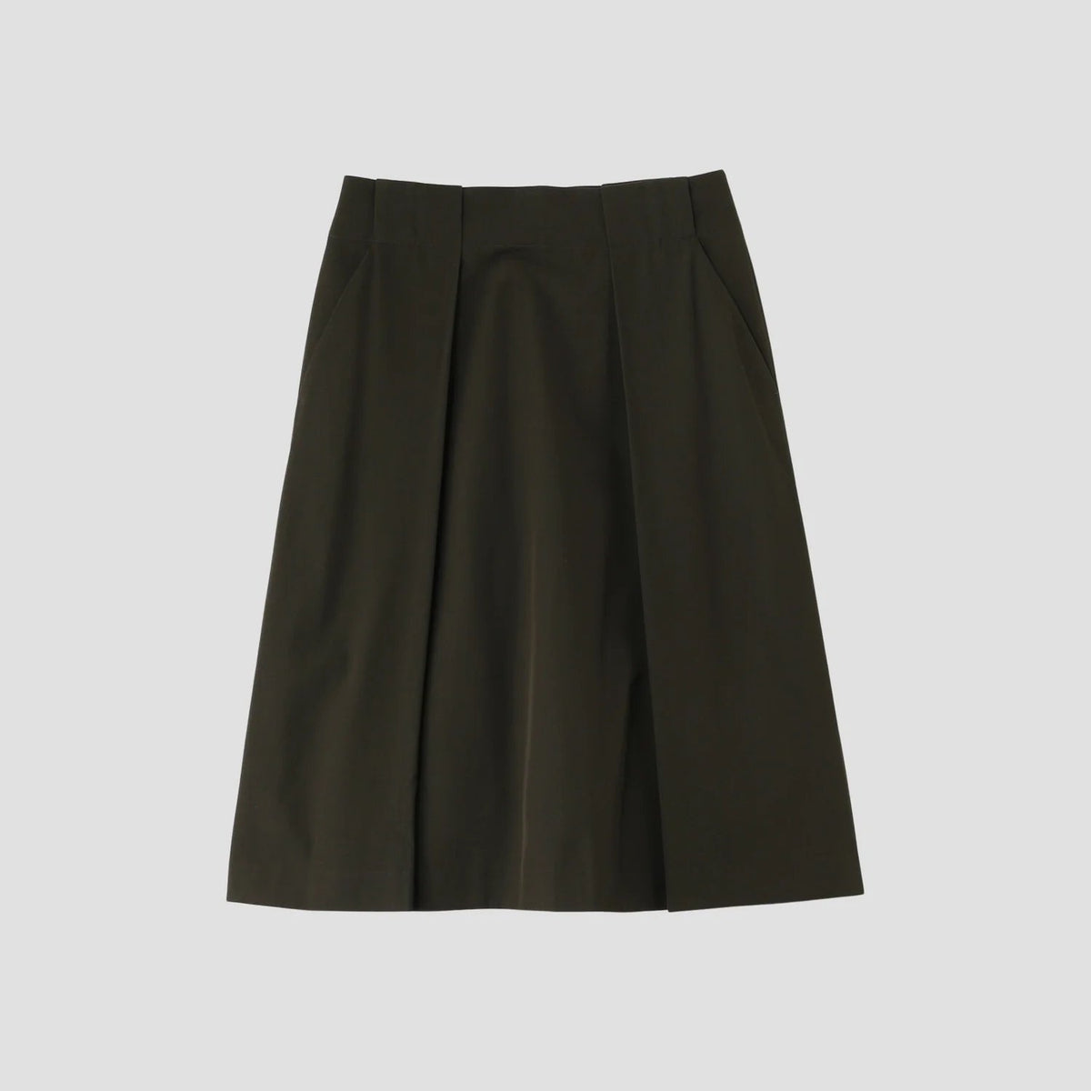 COMPACT COTTON WOOL SKIRT