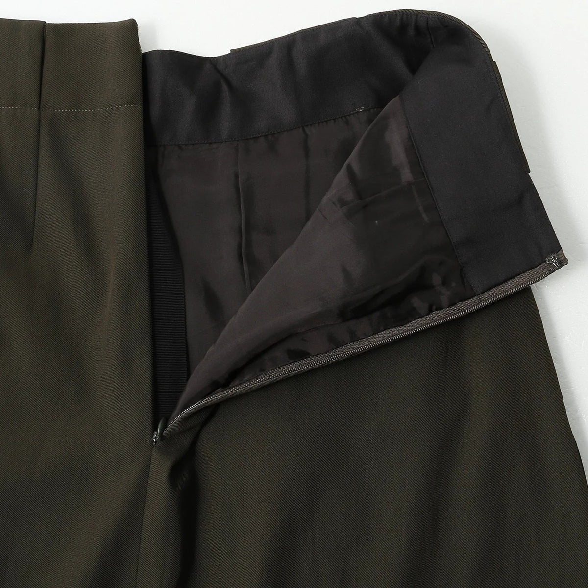 COMPACT COTTON WOOL SKIRT