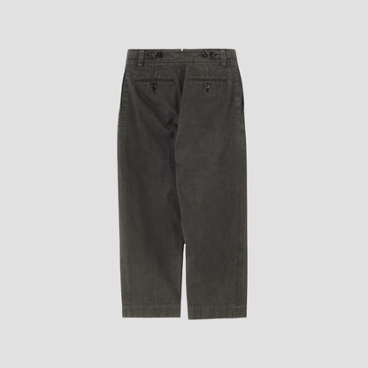 COTTON TWILL TROUSERS