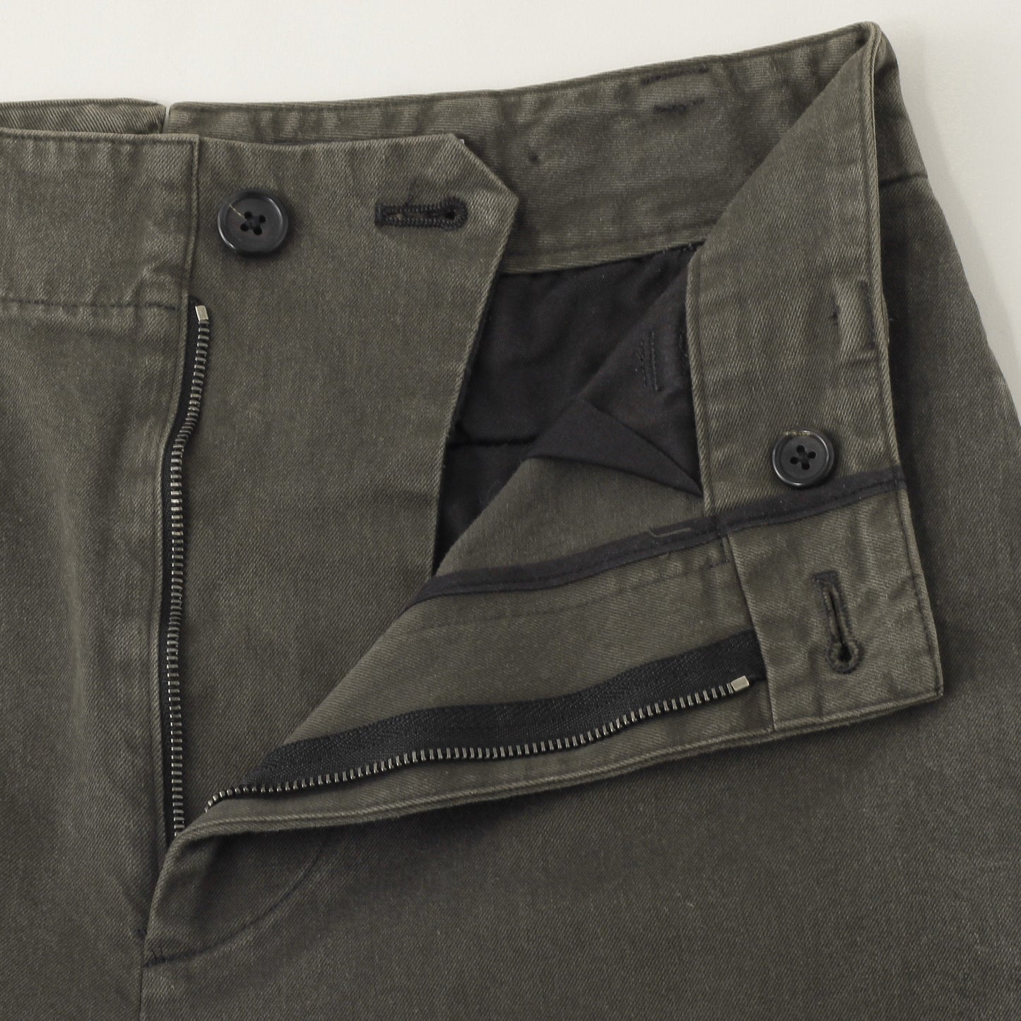 COTTON TWILL TROUSERS