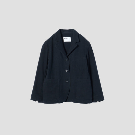 LOFTED WOOL TWILL JACKET