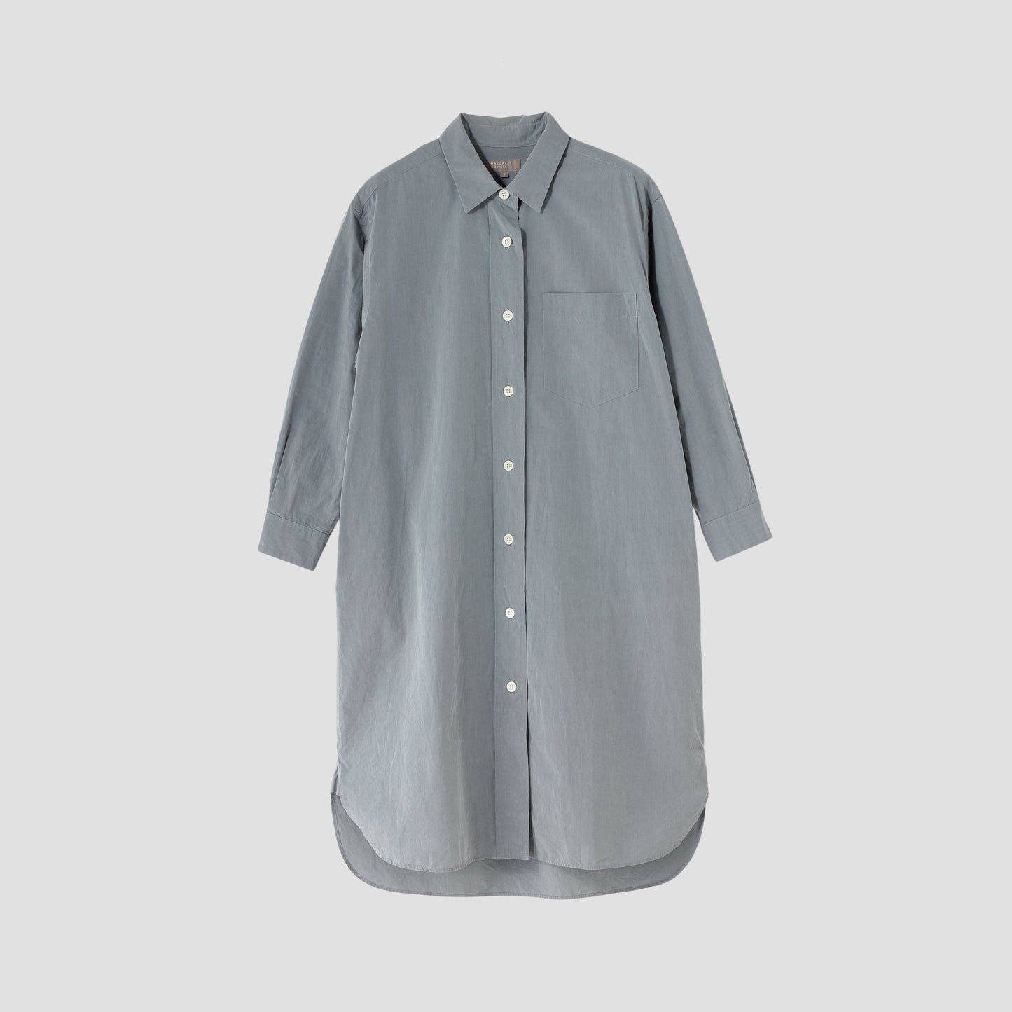 YARN DYED COTTON POPLIN DRESS
