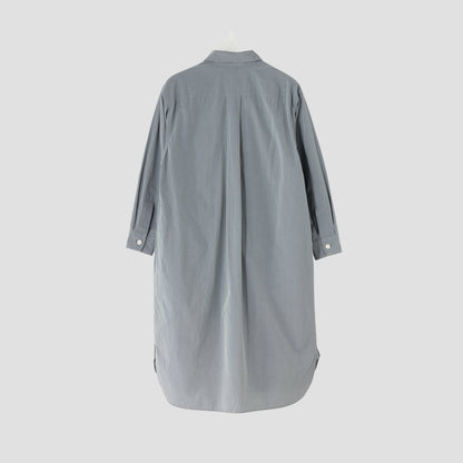 YARN DYED COTTON POPLIN DRESS
