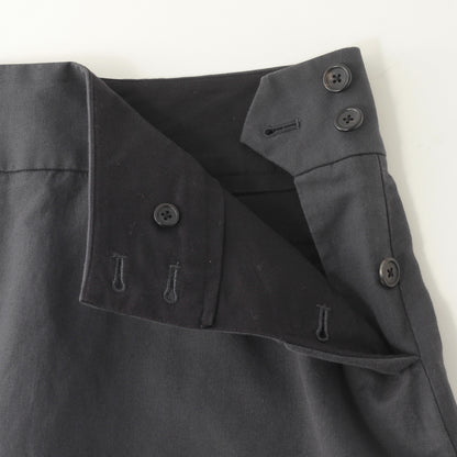 COTTON LINEN OXFORD SKIRT