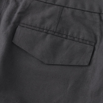 COTTON LINEN OXFORD SKIRT