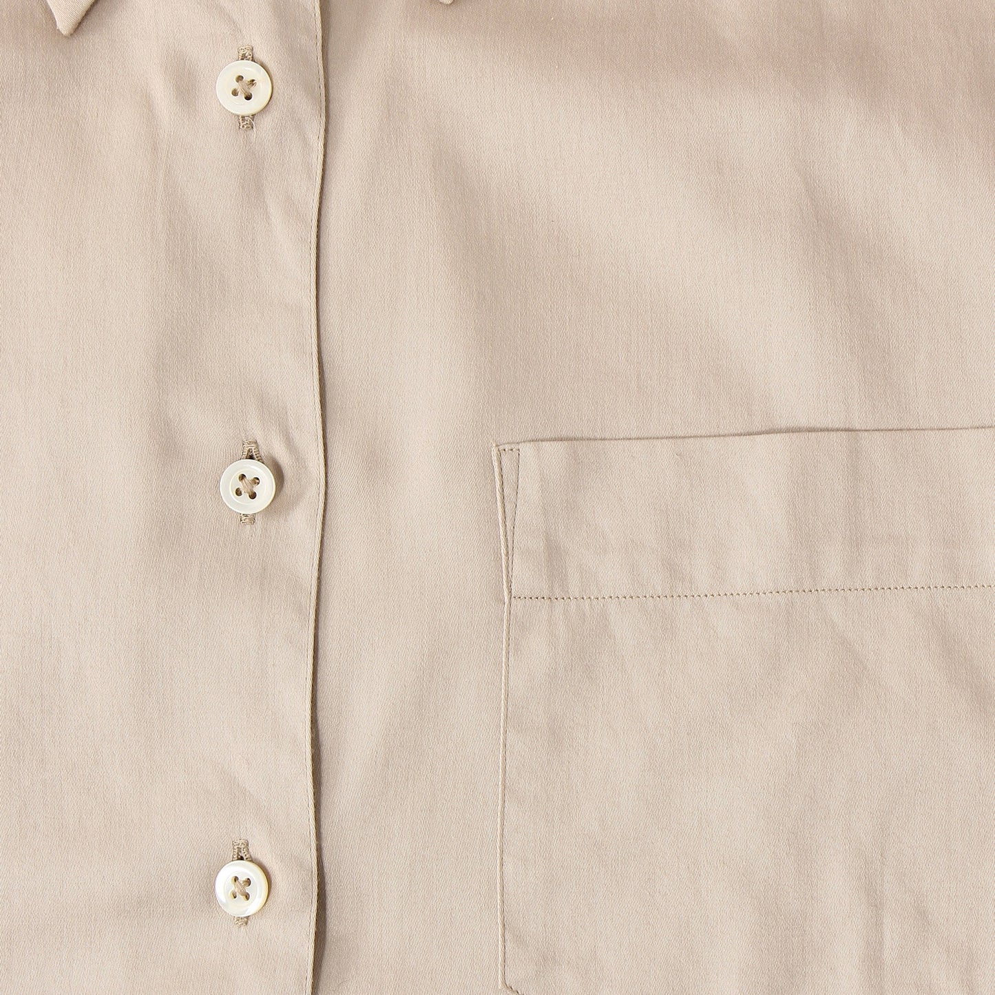 COTTON SATIN SHIRT
