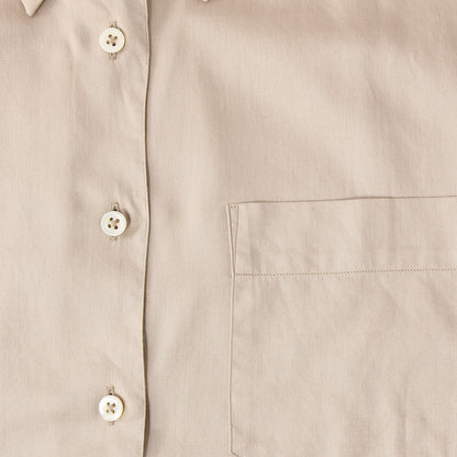 COTTON SATIN SHIRT