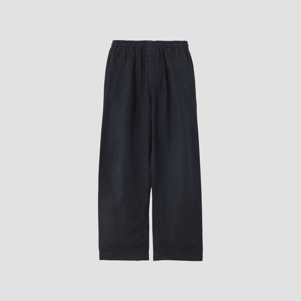LINEN PLAIN WEAVE TROUSERS