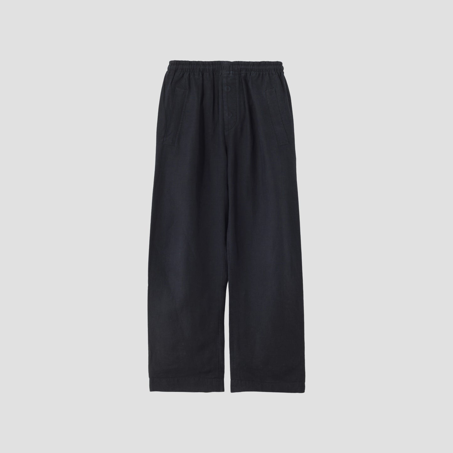 LINEN PLAIN WEAVE TROUSERS