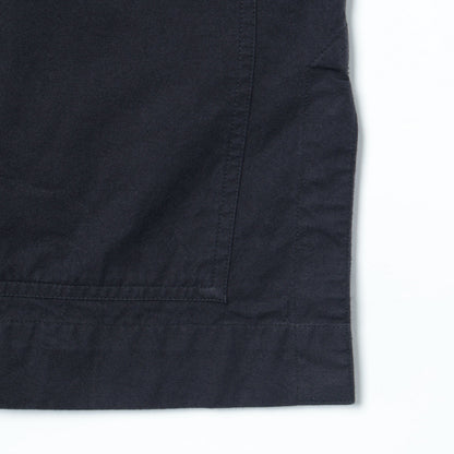 BLACK WARP COTTON DENIM SHIRT