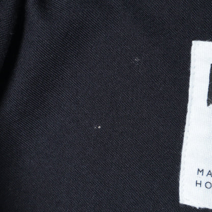 BLACK WARP COTTON DENIM SHIRT
