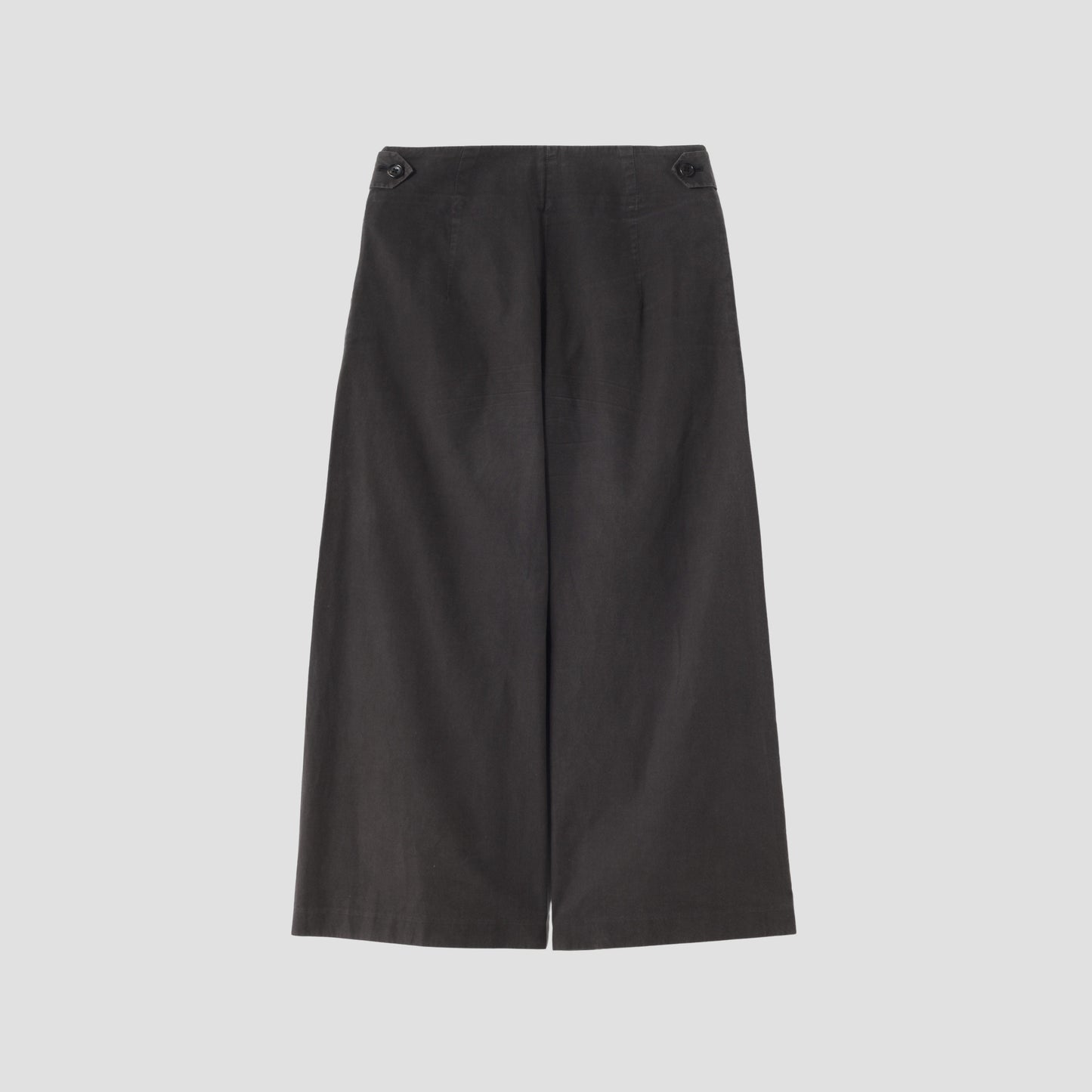 WASHED YARN DYE POPLIN TROUSERS