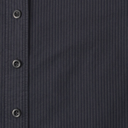 OFFSET STRIPE COTTON SHIRT