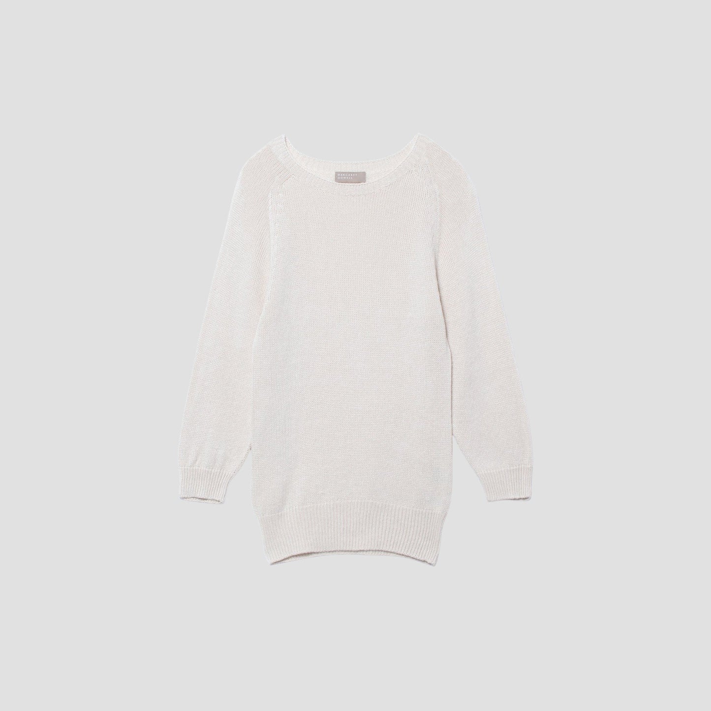 LINEN COTTON CREW NECK KNIT