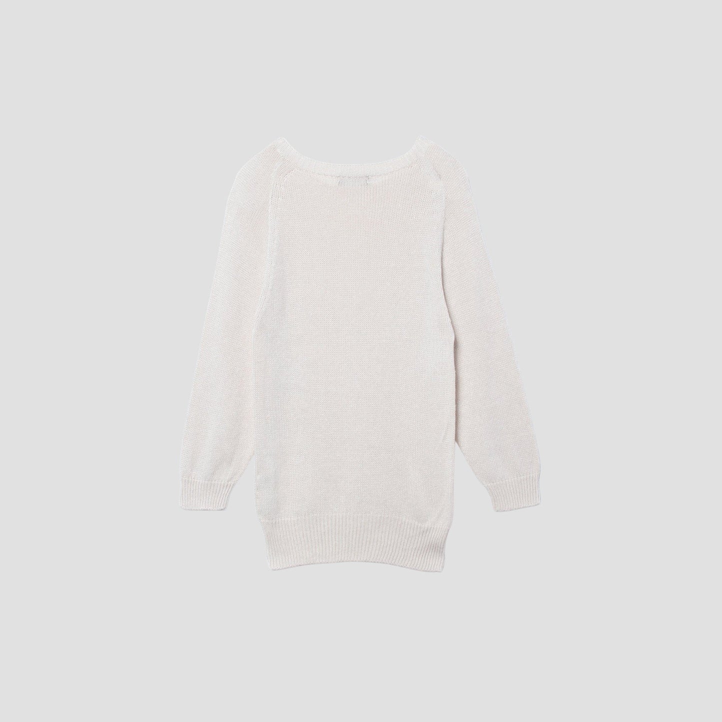 LINEN COTTON CREW NECK KNIT