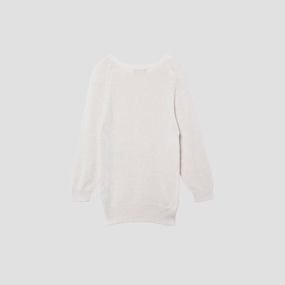 LINEN COTTON CREW NECK KNIT