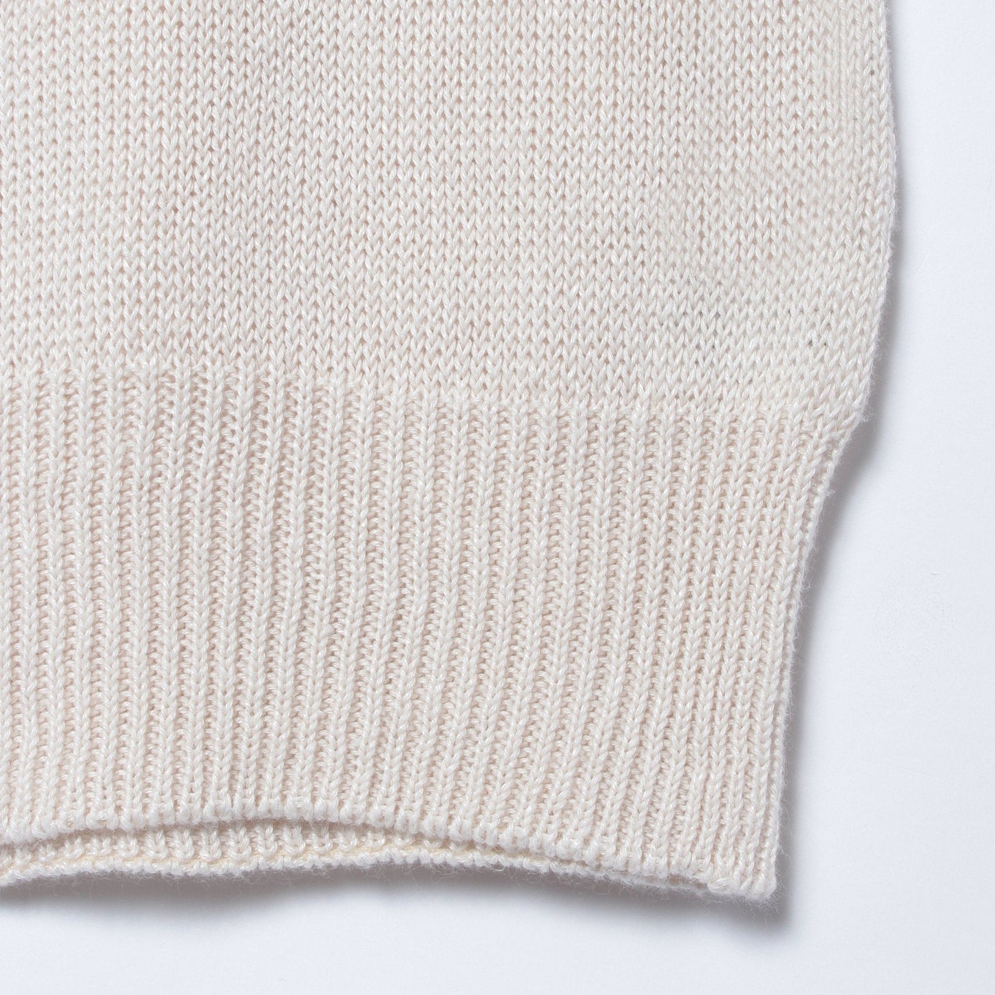 LINEN COTTON CREW NECK KNIT