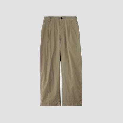 LIGHTWEIGHT COTTON POPLIN TROUSERS