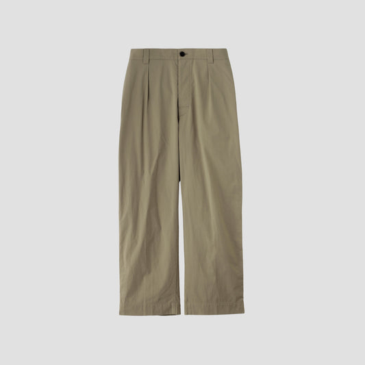 LIGHTWEIGHT COTTON POPLIN TROUSERS