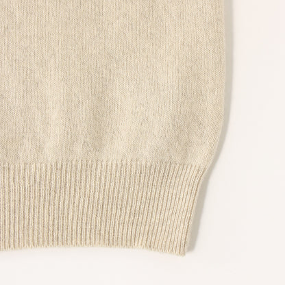 WOOL COTTON TURTLE NECK KNIT