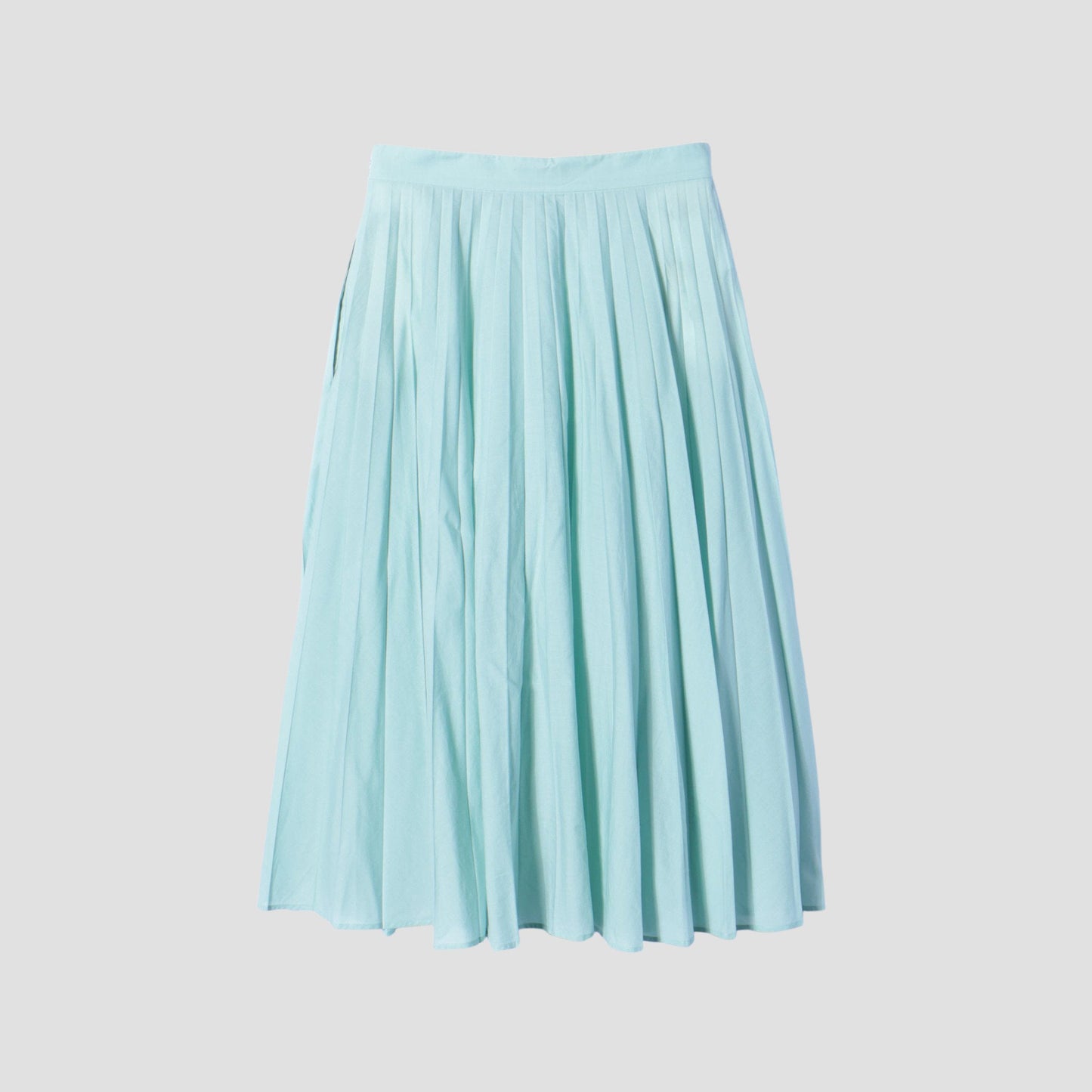 COTTON POLYESTER POPLIN SKIRT