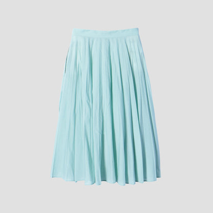 COTTON POLYESTER POPLIN SKIRT