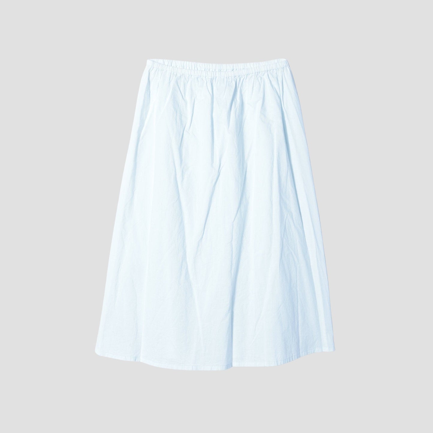 COTTON POLYESTER POPLIN SKIRT