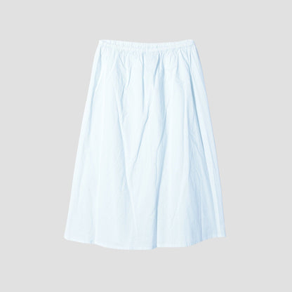 COTTON POLYESTER POPLIN SKIRT