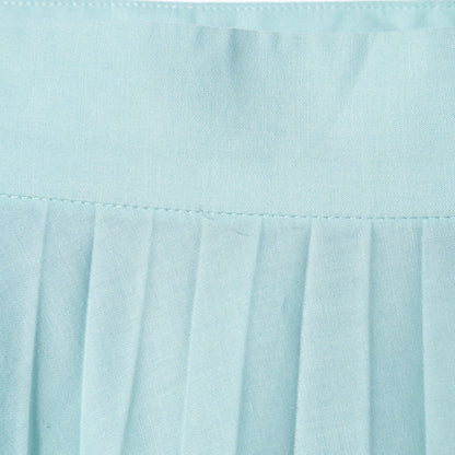 COTTON POLYESTER POPLIN SKIRT