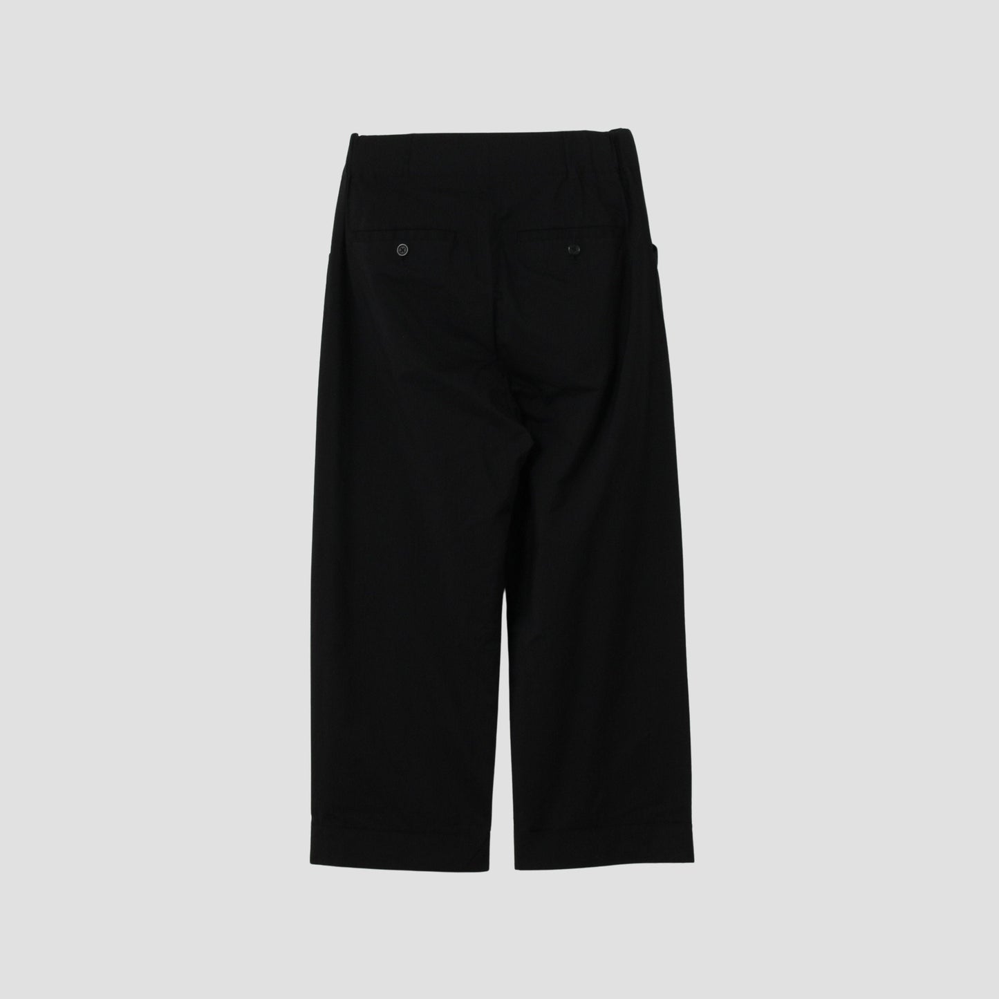 COTTON SILK POPLIN TROUSERS