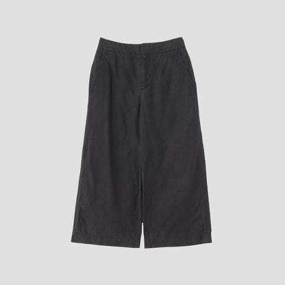 HIGH DENSE LINEN TROUSERS