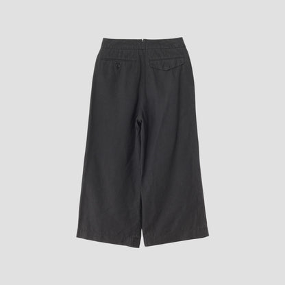 HIGH DENSE LINEN TROUSERS
