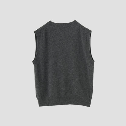 FINE WOOL GRAPHIC ARGYLE KNIT