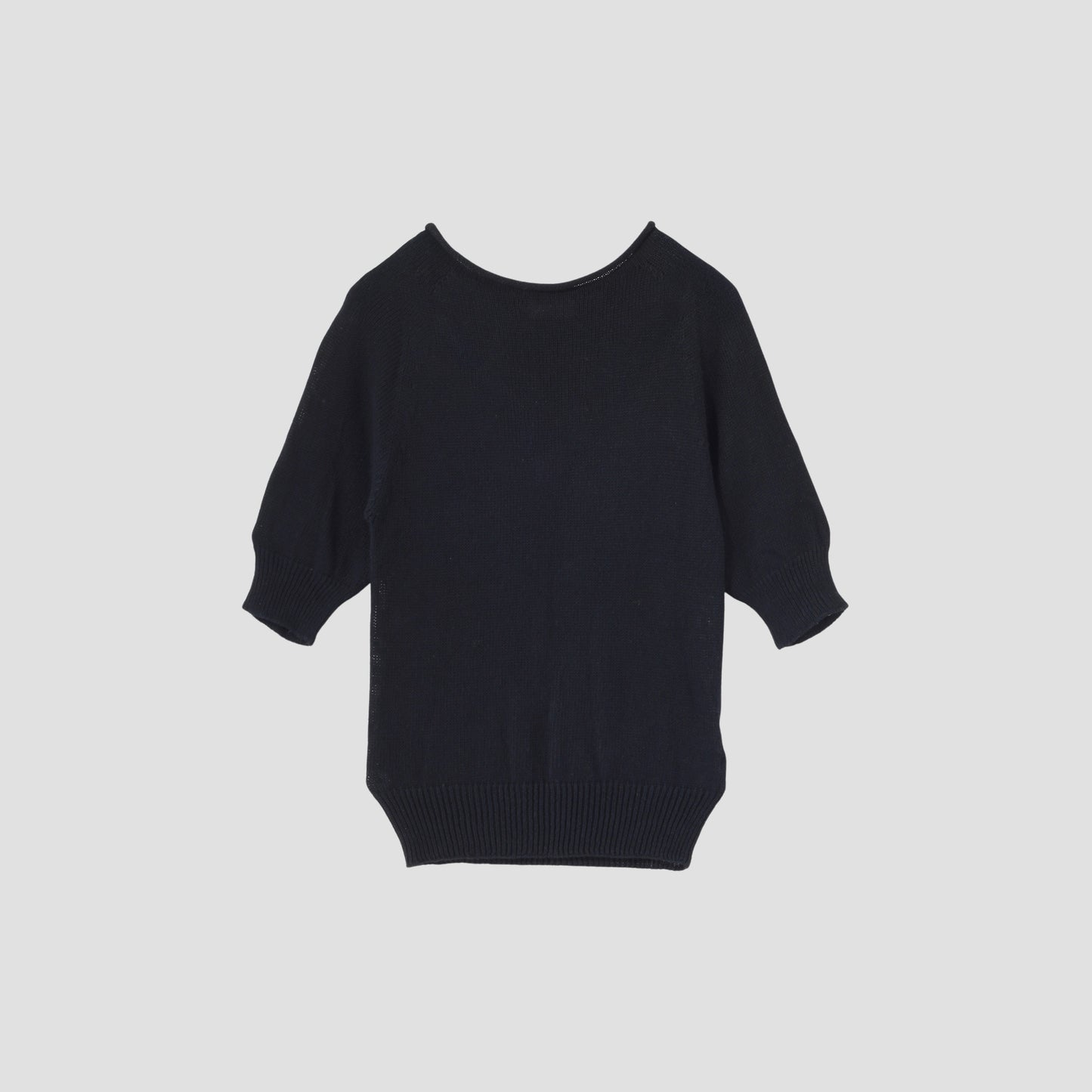 CAST OFF ROLL NECK KNIT