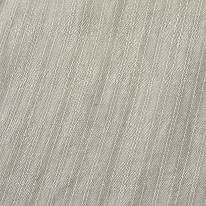 MORNING STRIPE COTTON LINEN TROUSERS