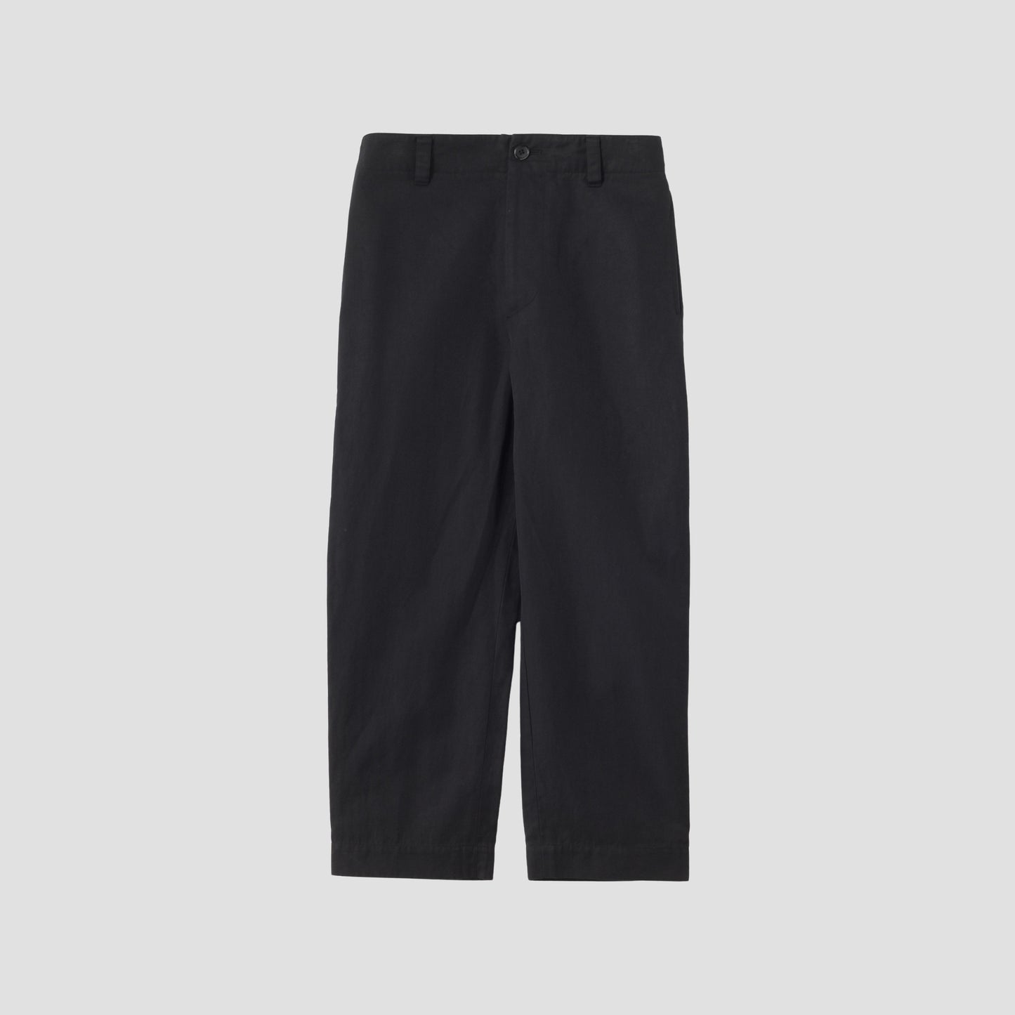 COTTON LINEN TWILL TROUSERS