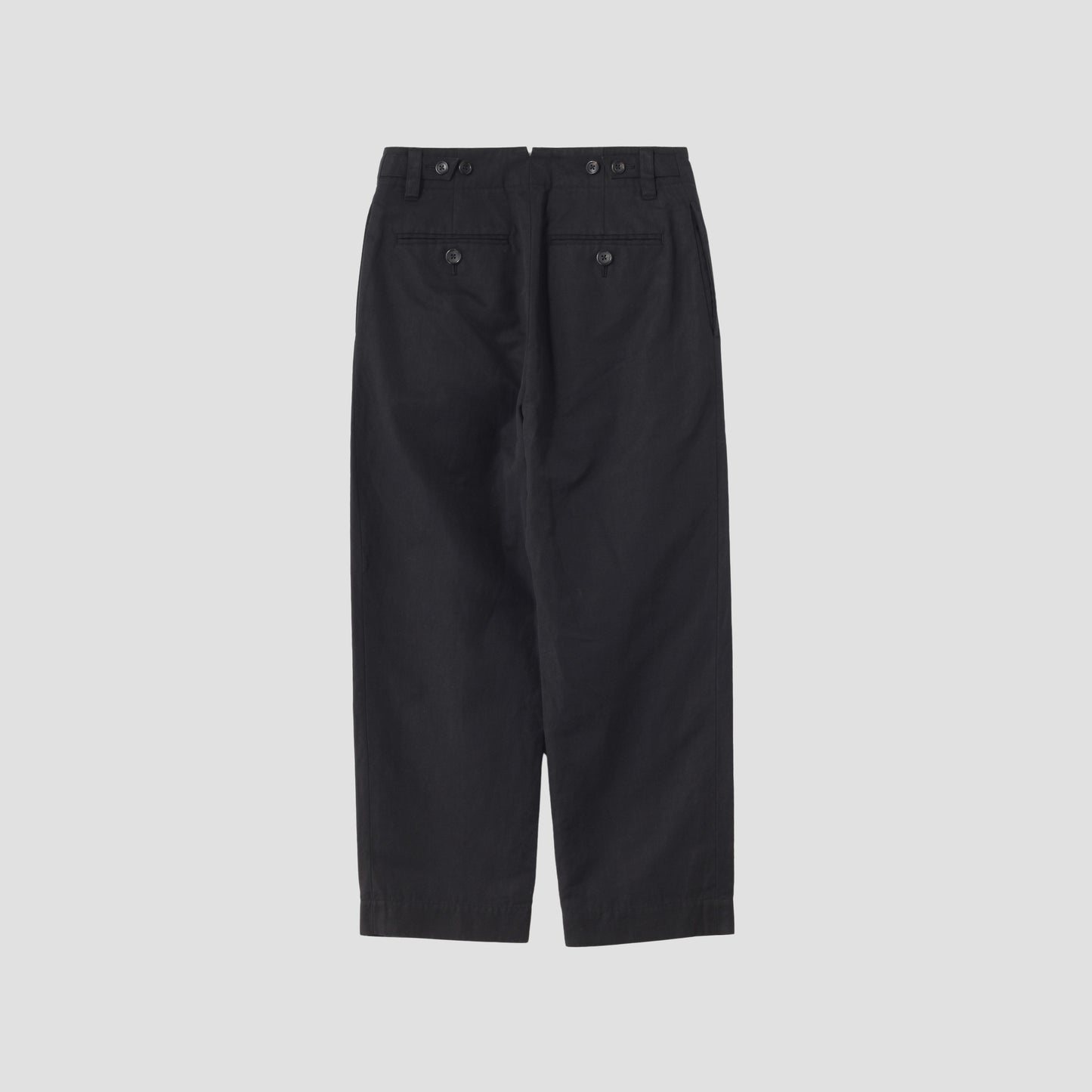 COTTON LINEN TWILL TROUSERS