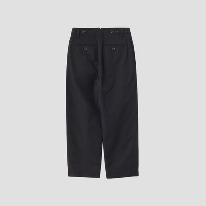 COTTON LINEN TWILL TROUSERS
