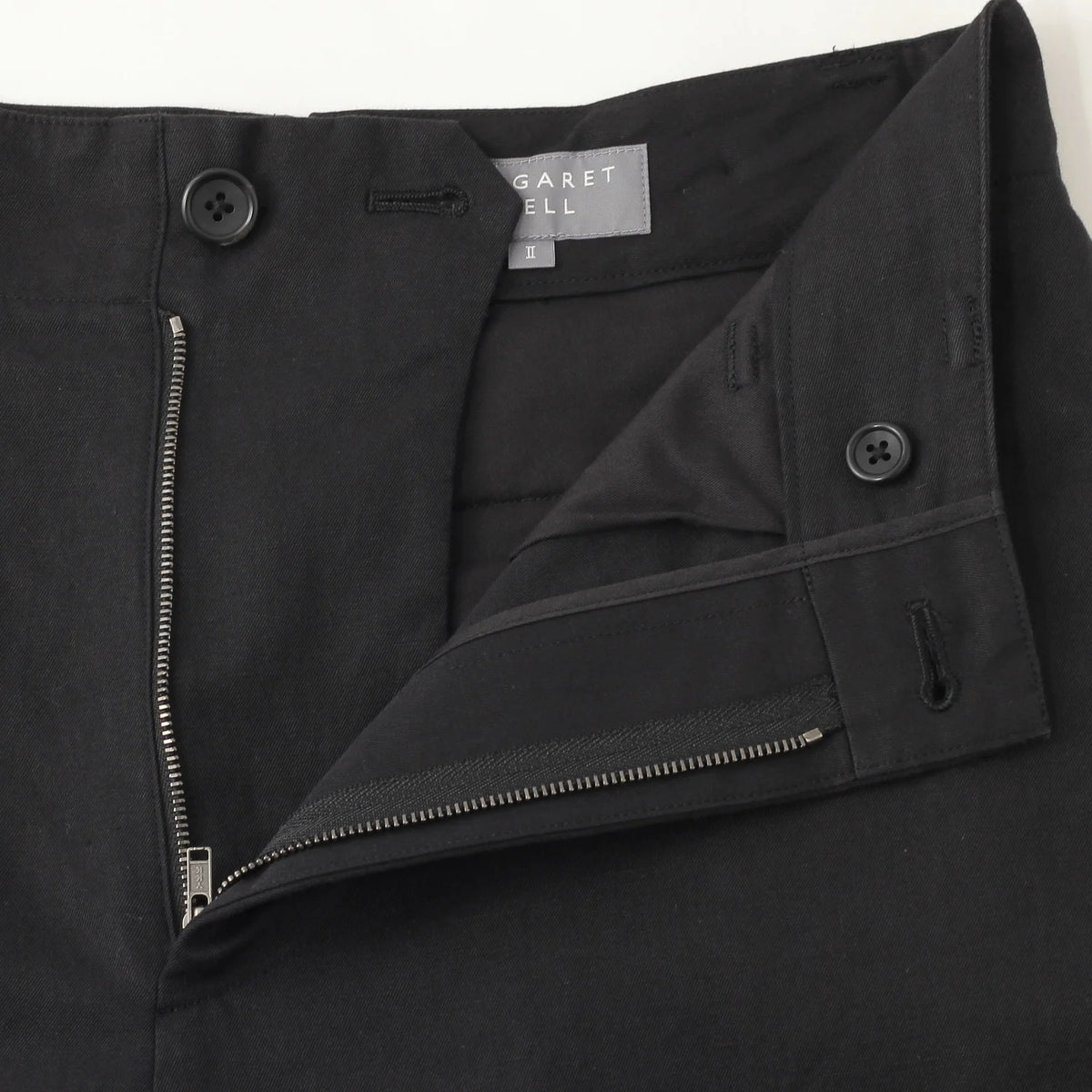 COTTON LINEN TWILL TROUSERS
