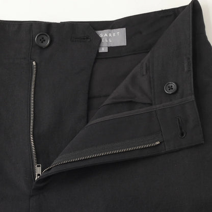 COTTON LINEN TWILL TROUSERS