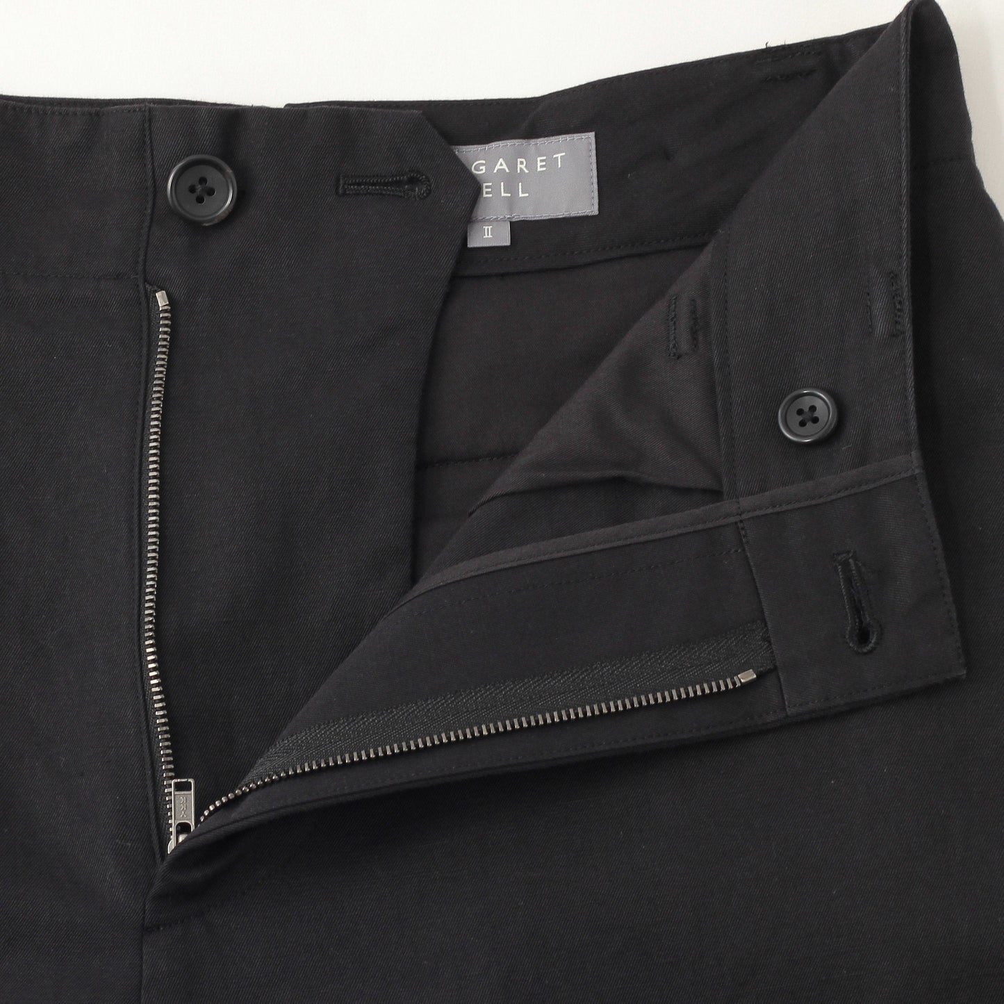 COTTON LINEN TWILL TROUSERS