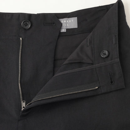 COTTON LINEN TWILL TROUSERS