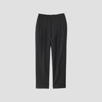 FINE WOOL TWILL TROUSERS
