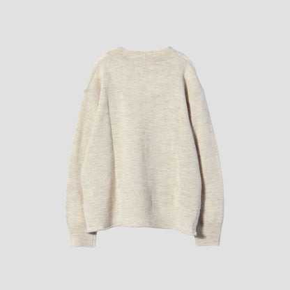 ROUGH WOOL LINEN KNIT