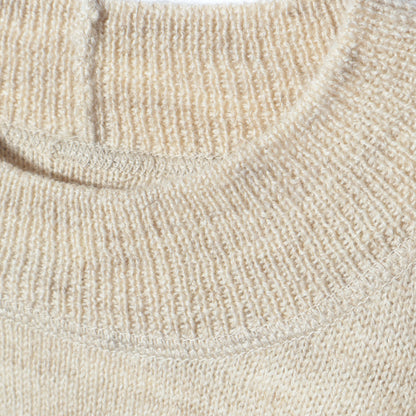 ROUGH WOOL LINEN KNIT