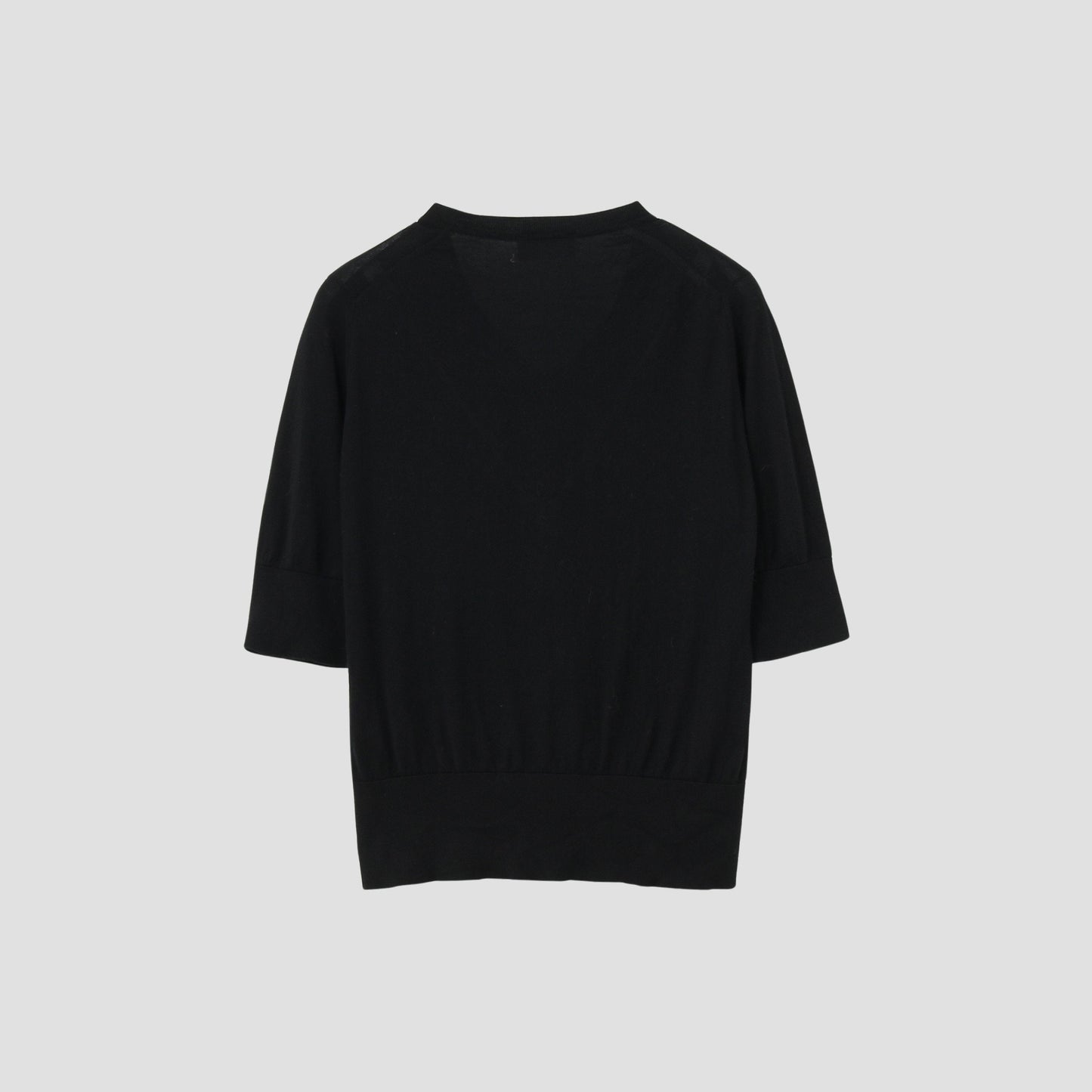 SEA ISLAND COTTON HIGH RIB CARDIGAN KNIT