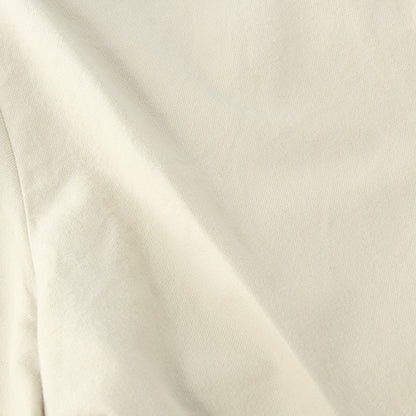 BRUSHED COTTON WOOL TROUSERS