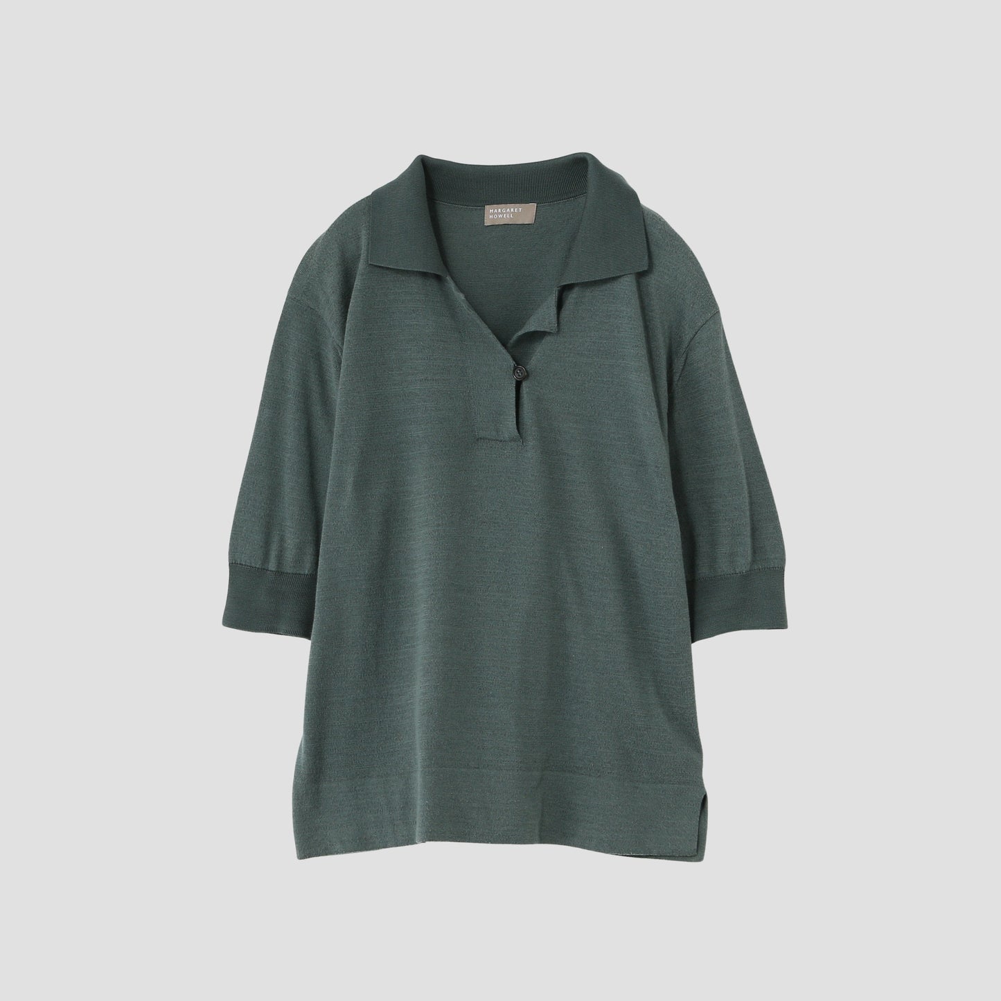 COTTON SILK POLO KNIT