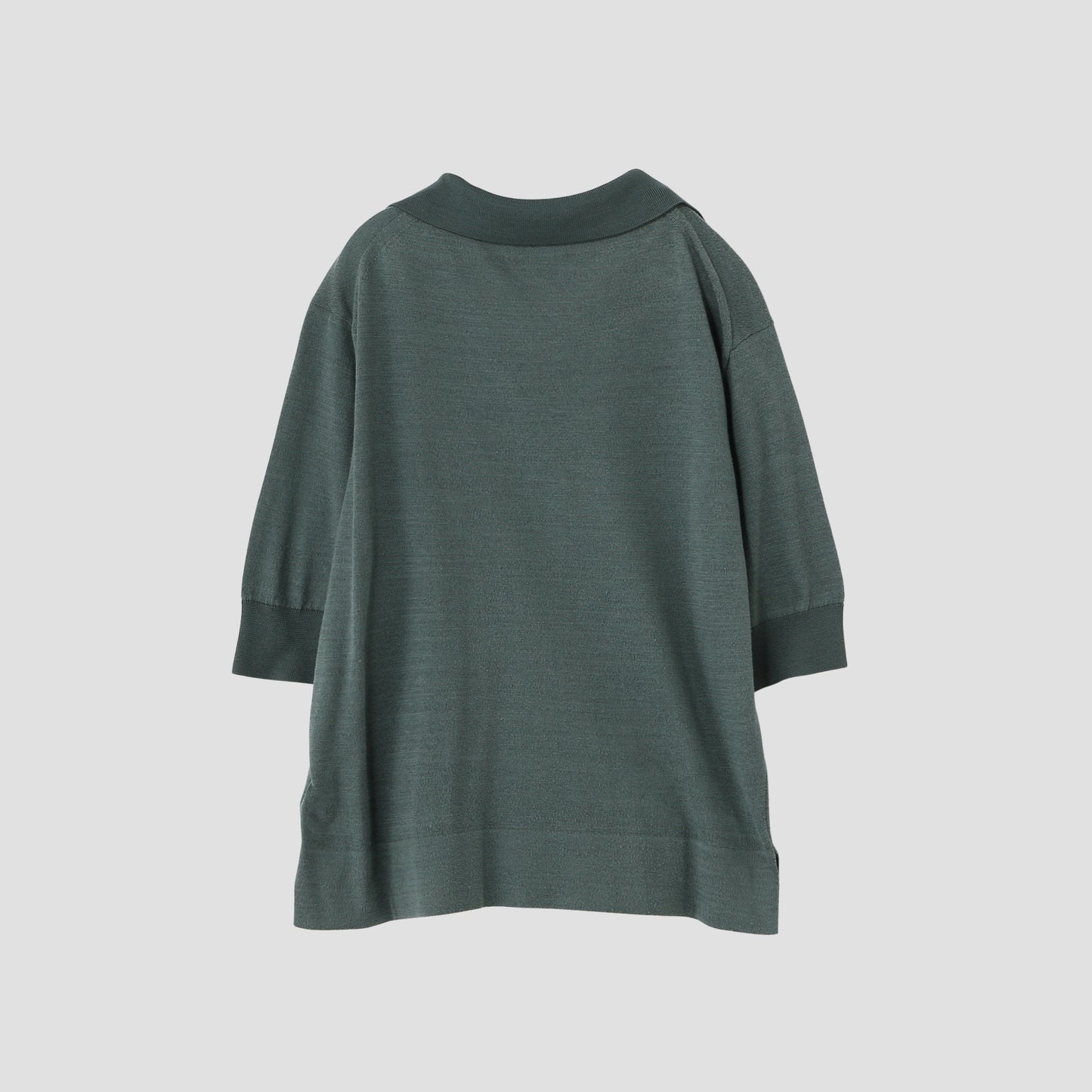 COTTON SILK POLO KNIT