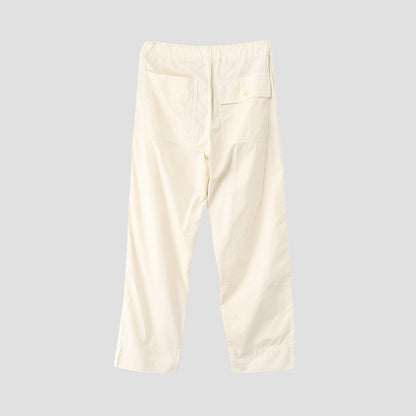 SUPERFINE COTTON TWILL TROUSERS